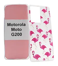 TPU Designdeksel Motorola Moto G200