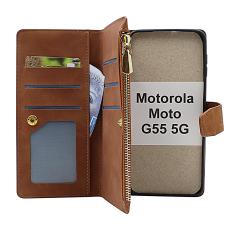 XL Motorola Moto G55 5G Luksus Lommebok Deksel