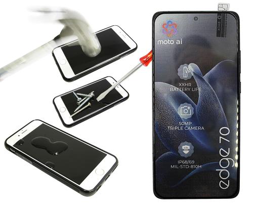 Full Frame Skjermbeskyttelse av glass Motorola Edge 70