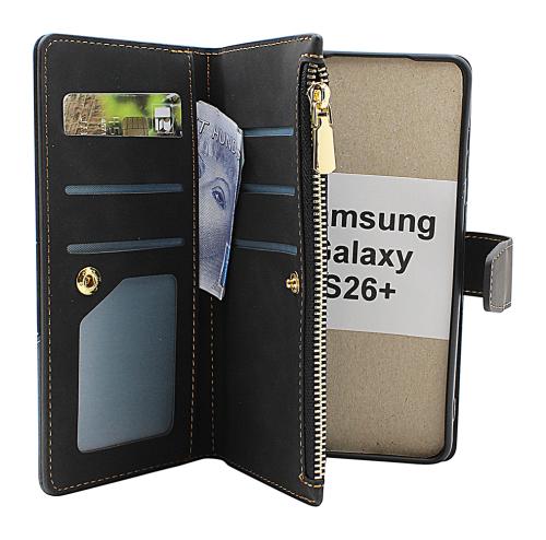 XL Samsung Galaxy S26+ Luksus Lommebok Deksel