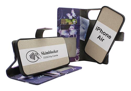 Skimblocker iPhone Air Magnet Lommebok Deksel Design