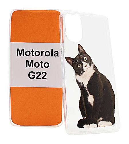 TPU Designdeksel Motorola Moto G22