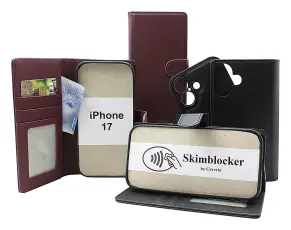 Skimblocker iPhone 17 Magnet Lommebok Deksel