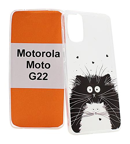 TPU Designdeksel Motorola Moto G22