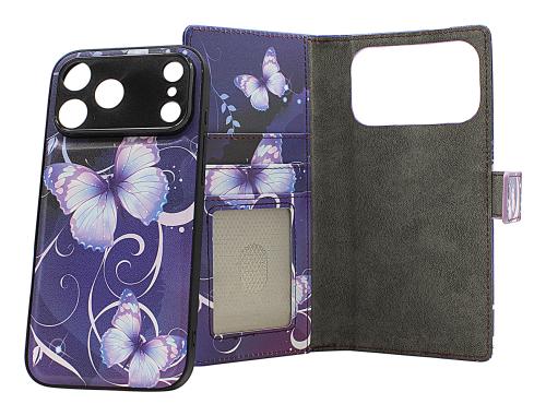 Skimblocker iPhone 17 Pro Max Magnet Lommebok Deksel Design