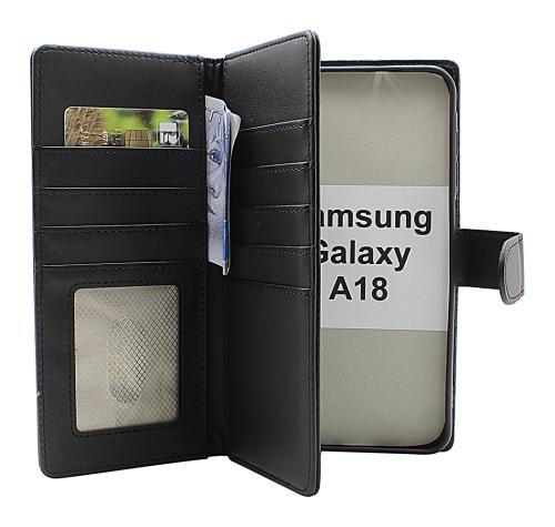 Skimblocker Samsung Galaxy A18 LTE XL Lommebok Deksel