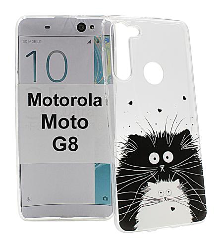 TPU Designdeksel Motorola Moto G8