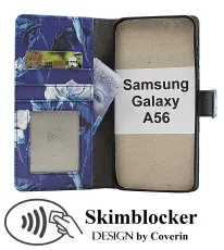 Skimblocker Samsung Galaxy A56 Lommebok Deksel Design