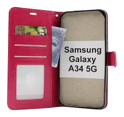 Crazy Horse Wallet Samsung Galaxy A34 5G