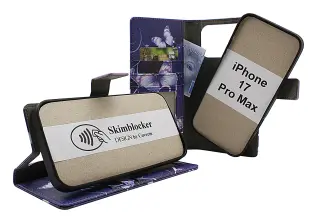 Skimblocker iPhone 17 Pro Max Magnet Lommebok Deksel Design
