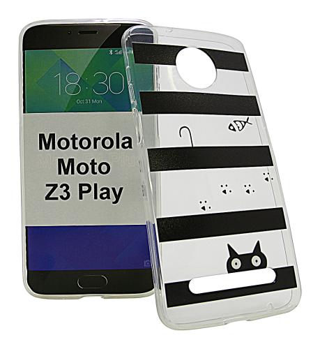 TPU Designdeksel Motorola Moto Z3 Play