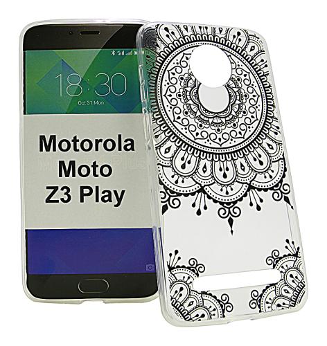TPU Designdeksel Motorola Moto Z3 Play