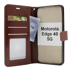 Crazy Horse Wallet Motorola Edge 40 5G