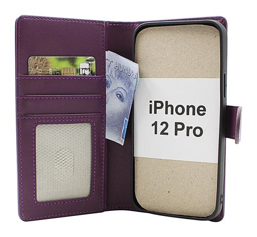 Skimblocker iPhone 12 Pro (6.1) Magnet Lommebok Deksel
