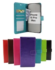Crazy Horse iPhone 18 Pro Max Lommebok Deksel
