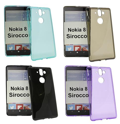 TPU-deksel for Nokia 8 Sirocco