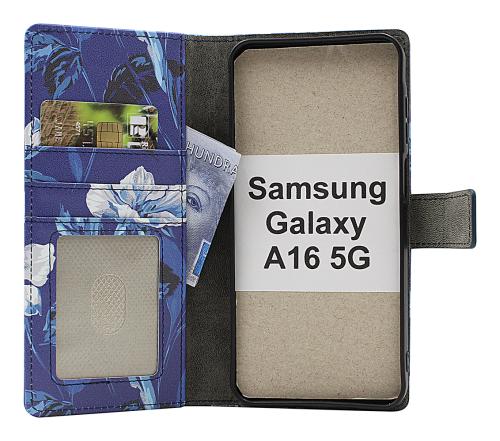 Skimblocker Samsung Galaxy A16 / A16 5G Lommebok Deksel Design