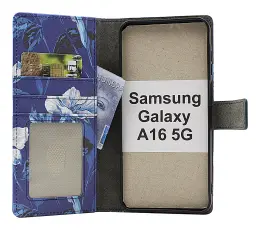 Skimblocker Samsung Galaxy A16 / A16 5G Lommebok Deksel Design