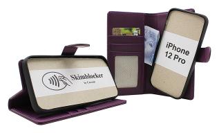 Skimblocker iPhone 12 Pro (6.1) Magnet Lommebok Deksel