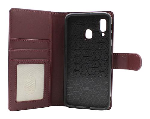 Skimblocker Samsung Galaxy A40 Magnet Lommebok Deksel