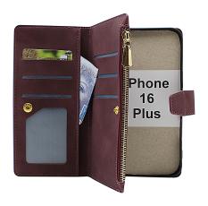 XL iPhone 16 Plus Luksus Lommebok Deksel