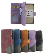 XL iPhone 16 Plus Luksus Lommebok Deksel