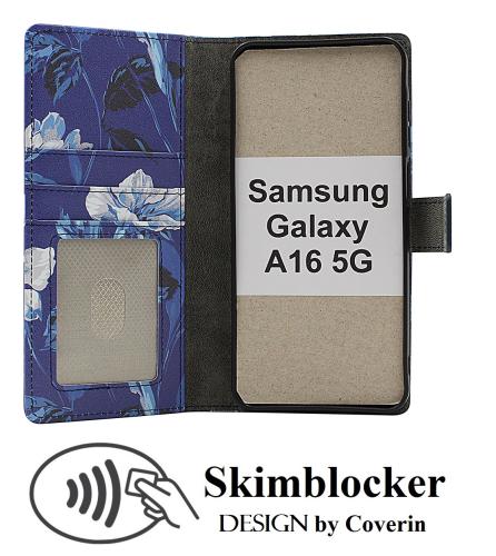 Skimblocker Samsung Galaxy A16 / A16 5G Lommebok Deksel Design