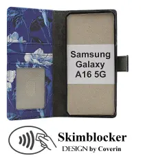 Skimblocker Samsung Galaxy A16 / A16 5G Lommebok Deksel Design