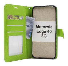 Crazy Horse Wallet Motorola Edge 40 5G
