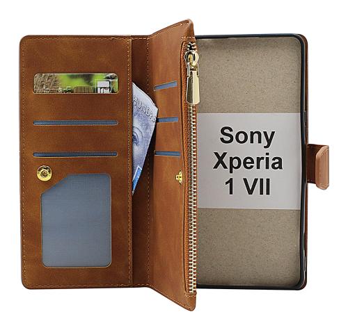 XL Sony Xperia 1 VII Luksus Lommebok Deksel