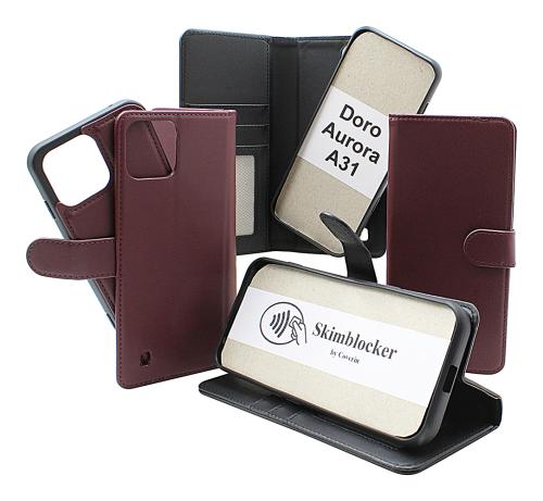 Skimblocker Doro Aurora A31 Magnet Lommebok Deksel