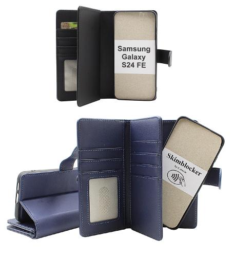 Skimblocker Samsung Galaxy S24 FE XL Magnet Lommebok Deksel