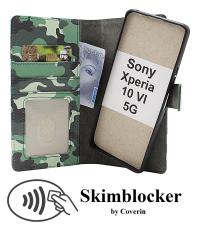 Skimblocker Sony Xperia 10 VI 5G Magnet Lommebok Deksel Design