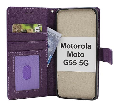 New Standcase Motorola Moto G55 5G Lommebok