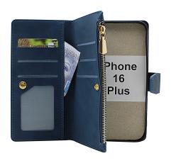 XL iPhone 16 Plus Luksus Lommebok Deksel