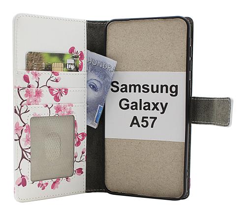 Skimblocker Samsung Galaxy A57 5G Lommebok Deksel Design