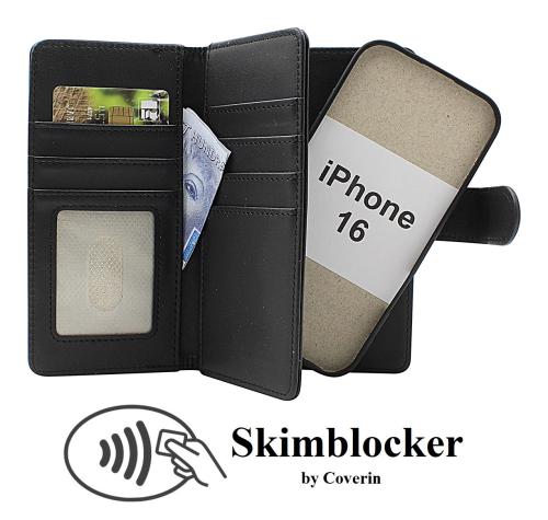 Skimblocker iPhone 16 XL Magnet Lommebok Deksel