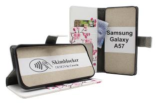 Skimblocker Samsung Galaxy A57 5G Lommebok Deksel Design