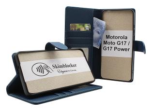 Skimblocker Motorola Moto G17 / G17 Power Lommebok Deksel