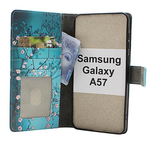 Skimblocker Samsung Galaxy A57 5G Lommebok Deksel Design