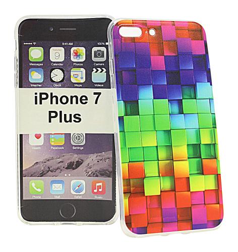 TPU Designdeksel iPhone 7 Plus