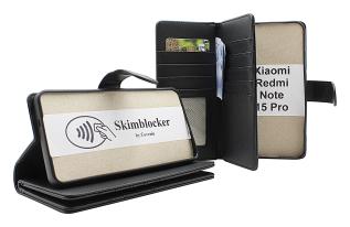Skimblocker Xiaomi Redmi Note 15 Pro, XL Lommebok Deksel