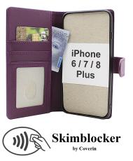 Skimblocker Lommebok-etui iPhone 6 Plus / 7 Plus / 8 Plus