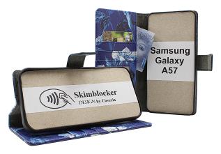 Skimblocker Samsung Galaxy A57 5G Lommebok Deksel Design