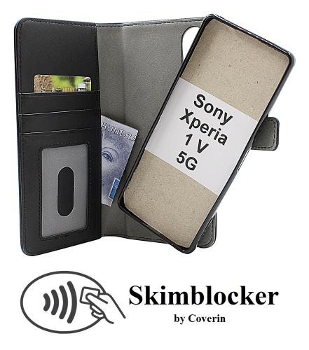 Skimblocker Magnet Wallet Sony Xperia 1 V 5G (XQ-DQ72)