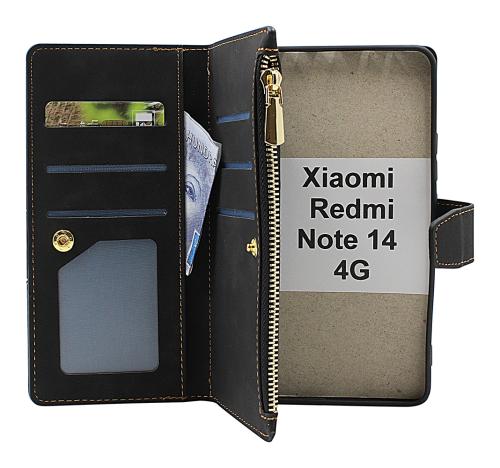 XL Xiaomi Redmi Note 14 5G Luksus Lommebok Deksel