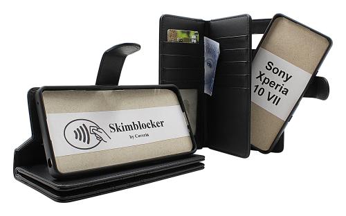 Skimblocker Sony Xperia 10 VII XL Magnet Lommebok Deksel