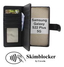 Skimblocker Samsung Galaxy S22 Plus 5G XL Lommebok Deksel