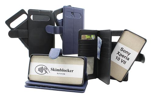 Skimblocker Sony Xperia 10 VII XL Magnet Lommebok Deksel