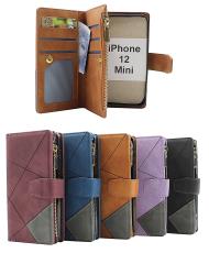 XL iPhone 12 Mini (5.4) Luksus Lommebok Deksel